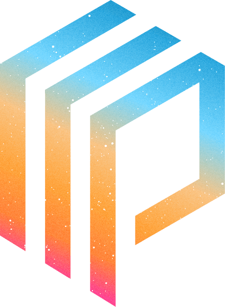 Prefect logo rendered in the horizon gradient texture