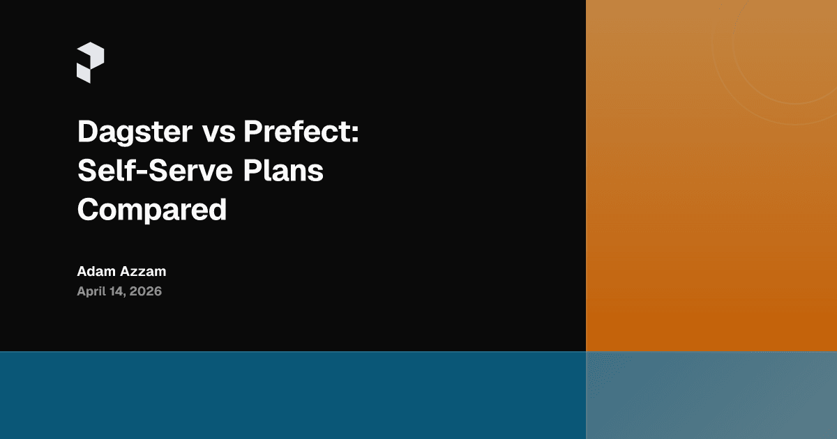 Dagster vs Prefect: Self-Serve Plans Compared