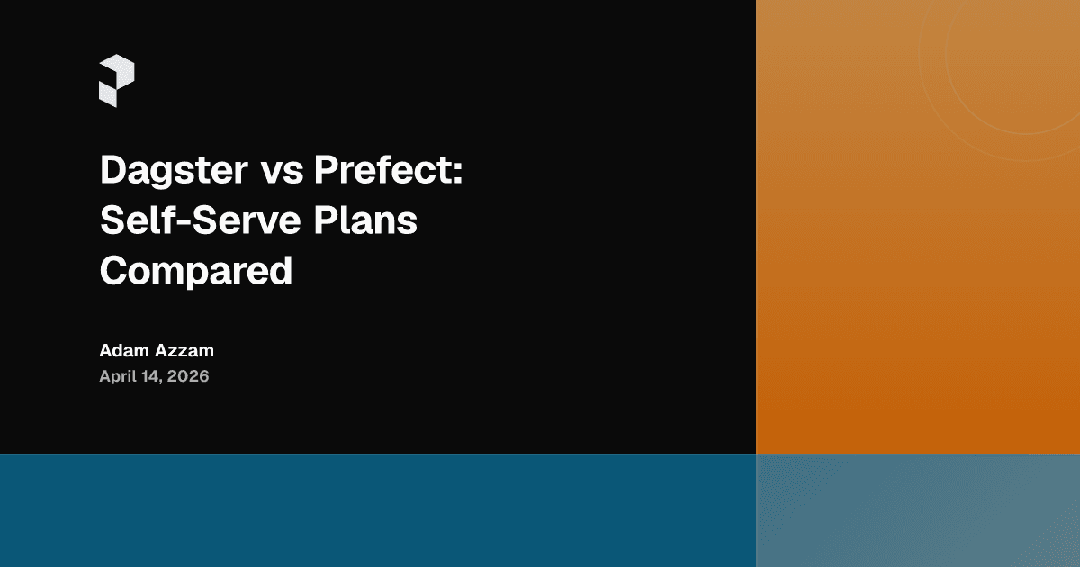 Dagster vs Prefect: Self-Serve Plans Compared