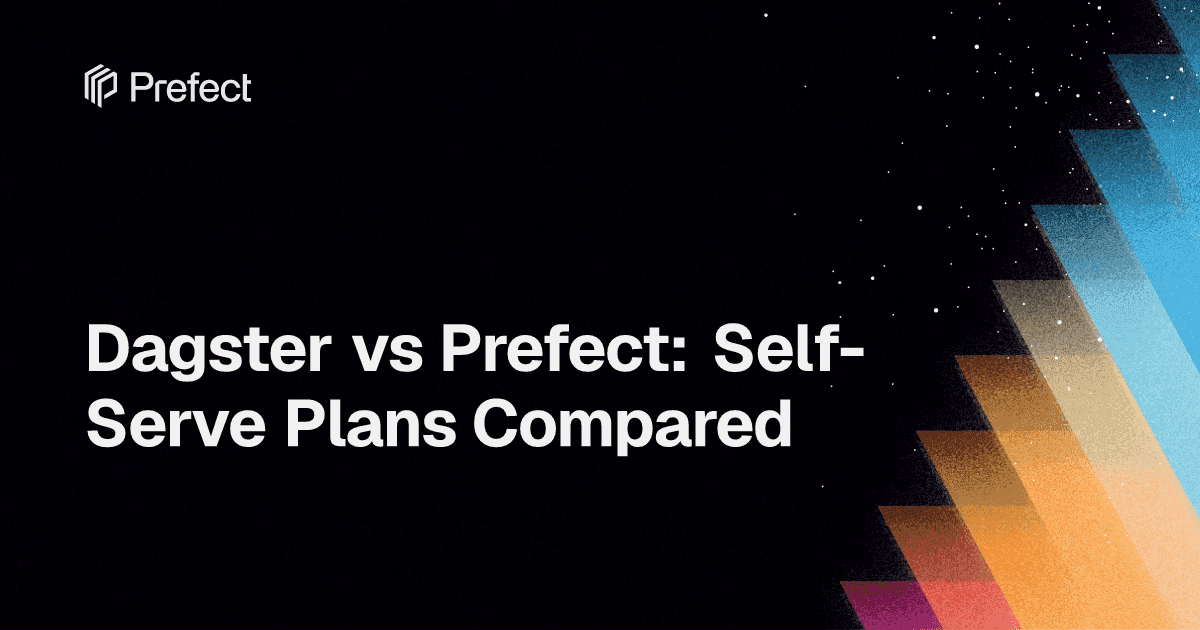Dagster vs Prefect: Self-Serve Plans Compared