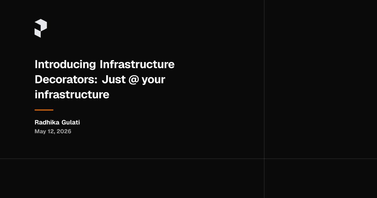 Introducing Infrastructure Decorators: Just @ your infrastructure