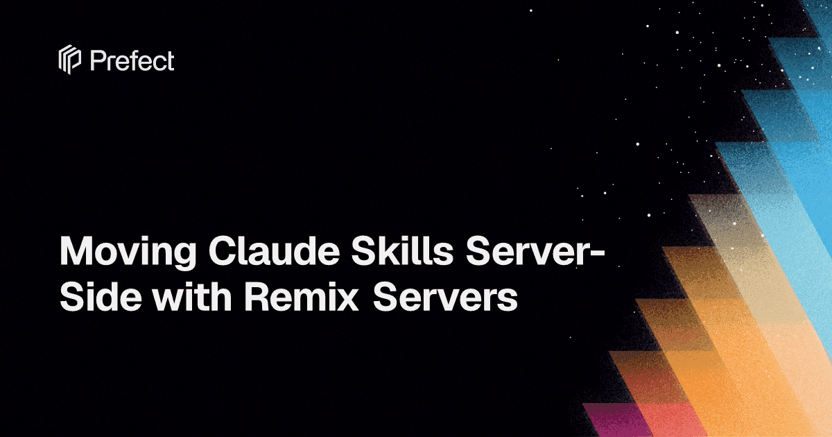 Moving Claude Skills Server-Side with Remix Servers